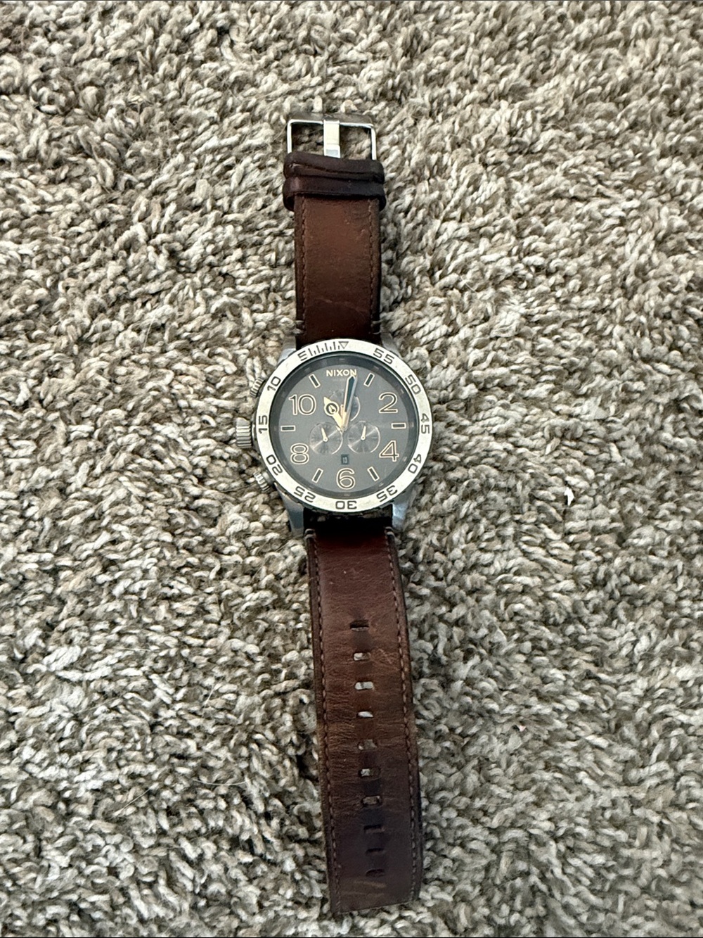 51-30 Chrono Leather Nixon Rose Gold - Picture 2 of 4